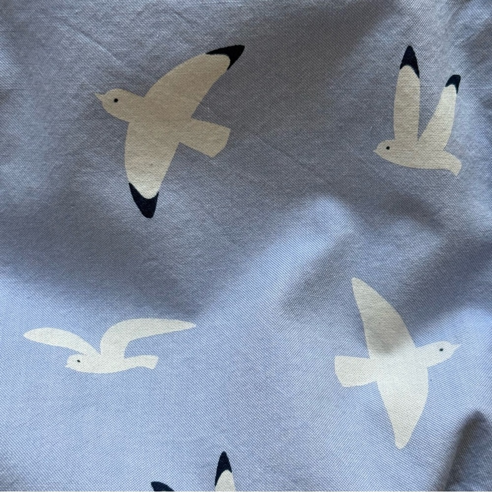 Jacadi Boys Light Blue Seagull Print Bubble Romper - Size 3M - Picture 7 of 16